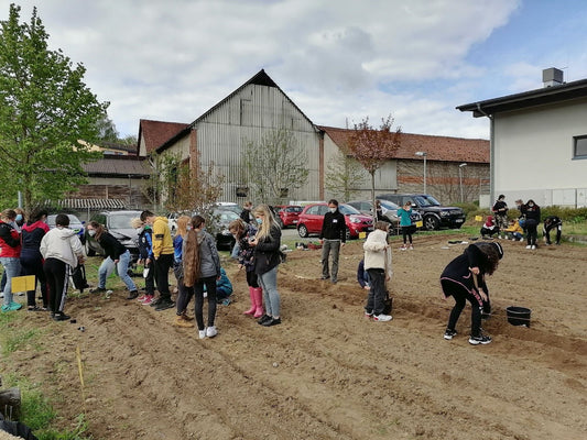 An der Ernst-Göbel-Schule wird nicht nur drinnen geackert
