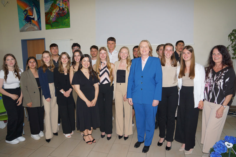 Hoher Besuch an der Ernst-Göbel-Schule