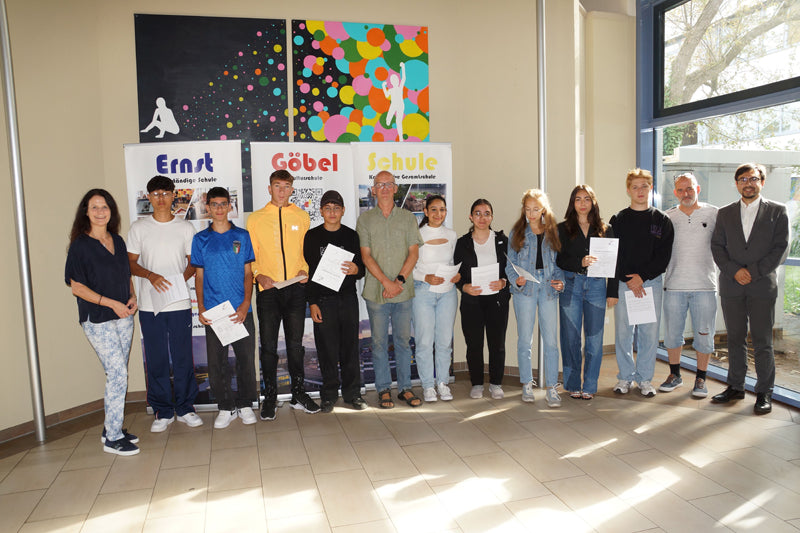 Sprachdiplome an der Ernst-Göbel-Schule verliehen