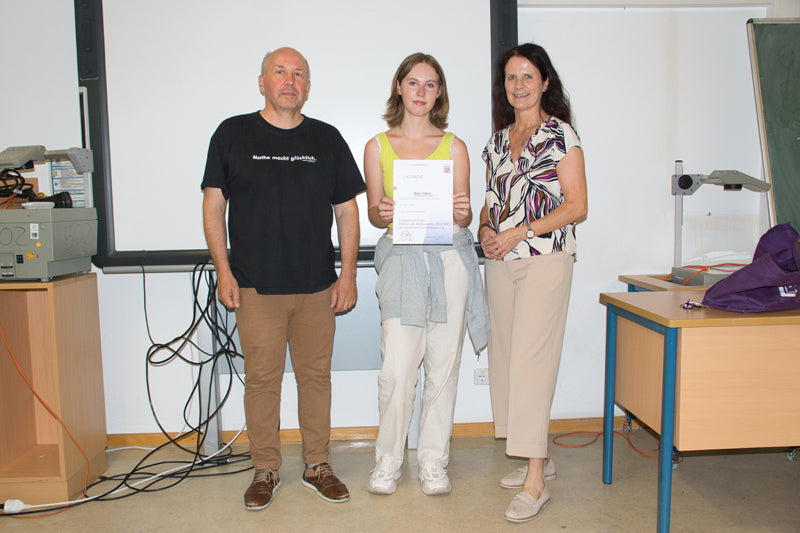 Die beste Mathematikerin stammt von der Ernst-Göbel-Schule