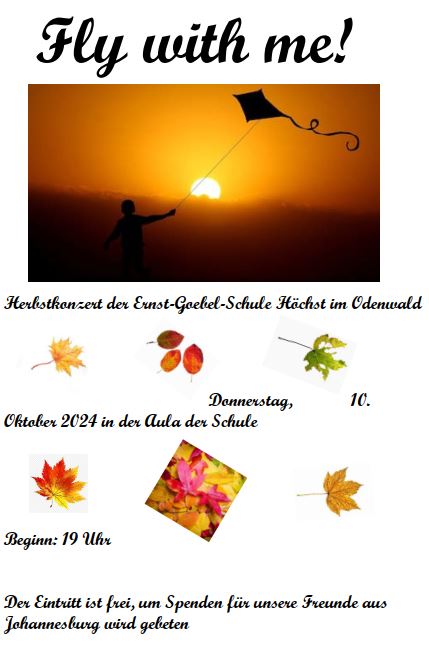 Herbstkonzert der EGS -Tolle Musik und beste Stimmung beim Herbstkonzert der Ernst-Göbel-Schule