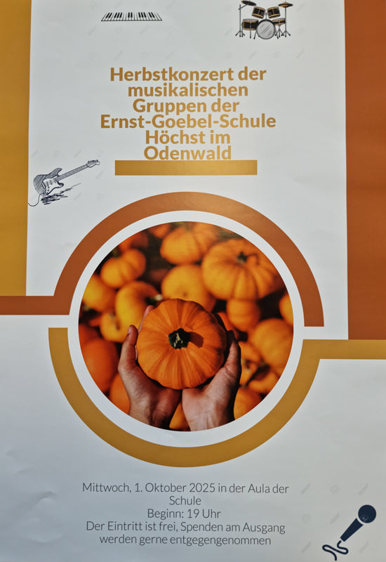 Herbstkonzert der EGS am 1. Oktober