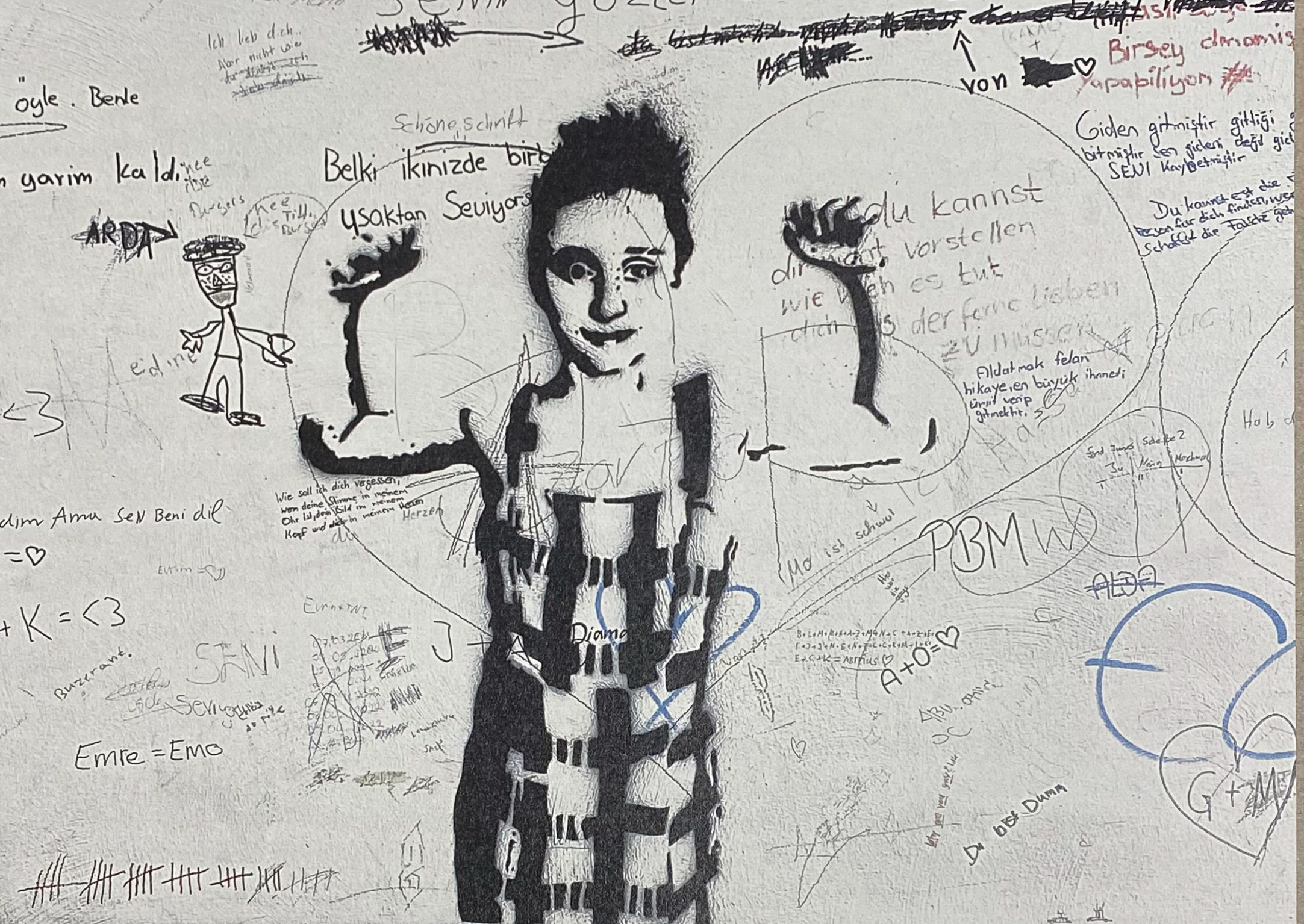 Diesjähriger Kunstkalender für 2023 für 10 Euro im Sekretariat
